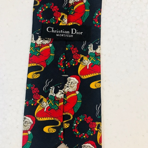 Christian Dior monsieur Christmas tie - Picture 5 of 8